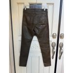 AG Adriano Goldschmied AG Adriano Goldschmied The Farrah Brown Coated Skinny Ankle Jeans Size 26 Photo 1