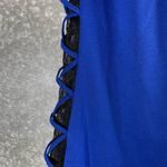 Papaya Womens Bright Blue Lace Cage Side Bodycon Dress - Size Small - Streetwear Photo 2