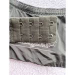 Victoria's Secret  RN 54867 Black Nylon No Wire T Shirt Bra Gray‎ 38D  Adjustable Photo 8