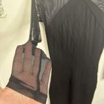 Reiss NWT Calo Mesh Sleeve Stretch Bodycon Black Dress Women's Size 2 Photo 5