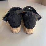 Bamboo  Black  Espadrille Platform Strappy Sandals Women's Size 6 Photo 6
