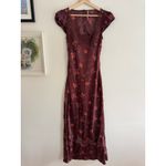 Free People  Butterfly Babe Maxi Dress in Brown Combo Size XS Photo 4