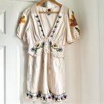 Farm Rio  Embroidered Peplum Romper Photo 4