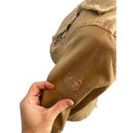 Love Stitch Embroidery Patch Distressed Tan Jacket Size Small NWT Photo 4