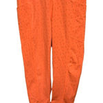 Oiselle  Neon Orange Bird Running  Leggings Size 2 Athletic Wear Active Photo 0