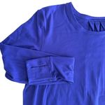Lululemon Rush Hour Long Sleeve Sapphire Blue Size 12 Rulu Long Sleeve Top Photo 3