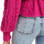 Love Shack Fancy alpaca Girard Cardigan in Winterberry NWT Photo 4