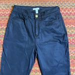 NAVY BLUE DAILY RITUAL BASIC HIGH RISE SKINNY PANTS Size 6 Photo 2