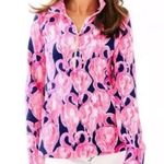 Lilly Pulitzer Zip up Jacket Skipper Popover Flamingo print Resortwear active Photo 1