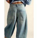 Free People  Amada Crop Barrel Jeans Amor 28 Photo 4