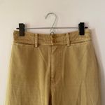 Apiece Apart  Merida High Rise Kick Flare Chino Khaki Wide Leg Pants Women size 4 Photo 4