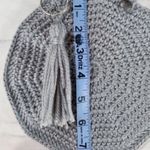 Cute Crocheted Small Silver Circle Crossbody Purse!✨ Photo 7