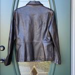 Lee  moto style faux leather jacket, Medium Photo 1