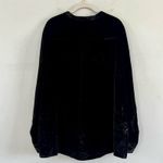 Tommy Bahama NWT  Velvet Sands Silk Blend Black Long Sleeve Shirt Photo 3