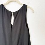 Banana Republic [] Black Sleeveless Popover Shorts Romper Keyhole Back Size 12 Photo 5