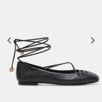 For Love & Lemons Rose Black Women's  x dolce vita Ballet Flats boho fall 7 nwt Photo 4