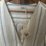 Faherty  Beach Days Tunic Dress Luciano Stripe, Size S Photo 2