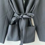 Tuckernuck  Black Gracie Wrap Belted Patch Pocket Blazer Jacket‎ Size XXXL NWT Photo 3