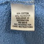 Breckenridge zippered sweatshirt blue snowflakes snowman cardigan jacket LP Photo 9