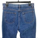 Bill Blass Vintage Flower Embroidered High Rise Blue Jeans Size 8 Petite Photo 6