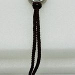 Eddie Bauer  Women's Round Brushed Metal Watch V8V121 with Brown Braided Band Photo 9