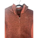 The North Face  Full Zip Fleece Hooded Sweatshirt Jacket Women's Large Maroon Photo 1