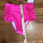 NWT Marina West Swim Sanibel Crop Swim Top and‎ Ruched Bottoms Set in Pink Small Photo 4