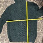 Athena Designs One Size Gray Marled Zip Up Shawl Collar Pocket Front Cardigan Photo 5