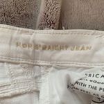 American Eagle AE Women's Mom Straight Leg Jeans White Distressed Ripped Size 2 Photo 5