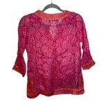 Gretchen Scott Silk Beach Tunic Cover Up Pink Size XXS Photo 2