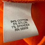 Daniel Cremieux Cremieux‎ Orange Short Sleeve Textured Sheath Dress Size M Photo 8