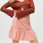 Billabong  X The Salty Blonde Upside Ditzy Floral Ruffle Mini Skirt Medium Photo 0