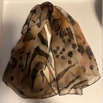 Vintage Leopard Neck Scarf / Headscarf Photo 0