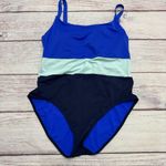 Athleta Coastline One Piece Swimsuit Cerulean Blue Size XL Photo 2
