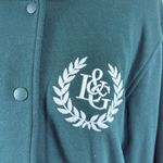 Lou & grey  Women's‎ Forest Green Varsity Jacket Size Medium Photo 2