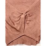 Abercrombie & Fitch NEW Brown Ribbed Long Sleeve V-Neck Sweater Crop Top Size S Photo 3