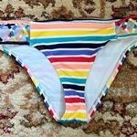 Urban Outfitters Out From Under Rainbow Stripe Bikini Bottom M Photo 0