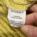 Duffy Sweater Womens Medium Yellow Ombré Boxy Cashmere Wool High Neck Jumper Photo 2