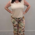 Pineapples Tropical Tank Top And Slit Pants Set Photo 0