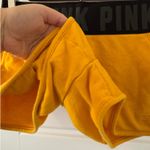 Victoria's Secret  PINK sz M Womens Yellow Logo Campus Shorts Lounge Sleep Casual Photo 7