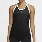 Nike  Black Metallic Gold FEmme Elastika Tank Size Small Photo 1