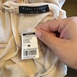 Vintage Sheer Cream Romper Whimsy Cottage Fairycore Bridal Deadstock M USA Lined Tan Size M Photo 3