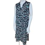 Vera Wang Simply Vera  Floral Sleeveless Button-Down Dress (L) Photo 2