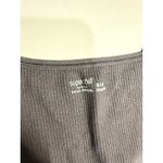 Aerie  Lot Of 2 Cropped Ribbed Top Women Size M Black Blue‎ Stretch Scoop Neck Photo 2