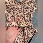 We Wore What small swim suit cheetah print one piece Photo 1