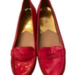 Michael Kors Patent Leather Pink Loafers Size 8 Photo 0