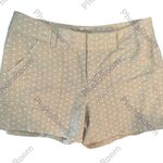 Banana Republic Tan with White Polka Dots 55% Linen Women’s Shorts Size 4 Photo 8