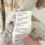 Free People  Cozy Striped Mini Dress in Ivory Combo Revolve Tie Size XS Photo 6