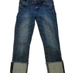 Kut From The Kloth Med Wash rolled cuff Boyfriend Jeans, Sz 2 Photo 3