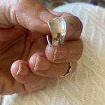 None Sterling silver 1/2 hoop earrings Photo 1